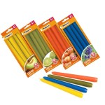 Свеча, Paterra (Патерра) 4 шт 20 см коническая ароматизированная цветная