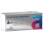 Панкреатин, таблетки кишечнорастворимые покрытые пленочной оболочкой 850 ЕД (25 ЕД) 60 шт (ЖВ) упаковки ячейковые контурные