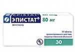 Эпистат, таблетки пролонгированного действия покрытые пленочной оболочкой 80 мг 30 шт