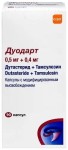 Дуодарт, капсулы с модифицированным высвобождением 0.5 мг+0.4 мг 90 шт